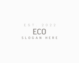 Simple Clean Elegant Wordmark Logo