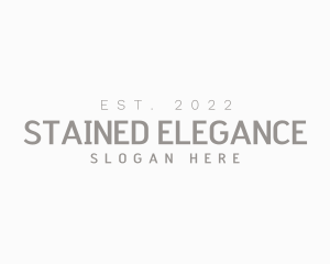 Simple Clean Elegant Wordmark logo design