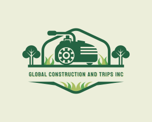 Landscaper - Mower Grass Cutting logo design