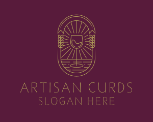 Artisanal Liquor Badge logo design