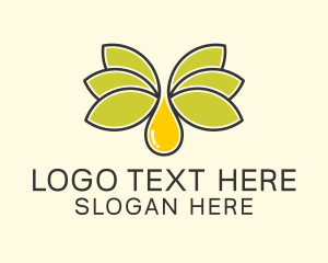 Essential Oil - Lemon Oil Extract logo design