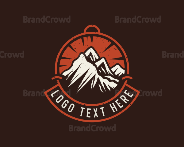 Mountain Hiking Trek Logo