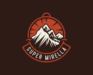 Mountain Hiking Trek Logo