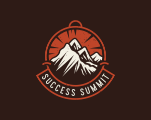 Mountain Hiking Trek logo design