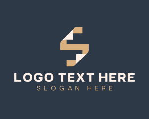 Letter S - Construction Builder Firm logo design