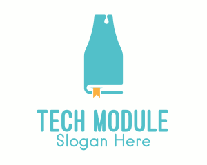 Module - Milk Bottle Bookmark logo design