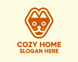 Domestic Pet Cat  logo design