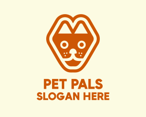 Domestic Pet Cat  logo design