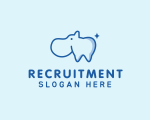 Health - Dental Hippo Tooth logo design