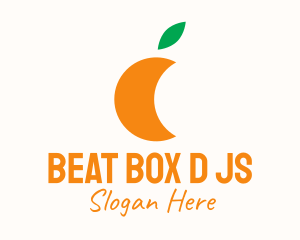 Orange Juice Fruit Logo