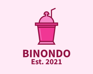 Drink - Pink Cooler Drink logo design