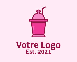 Snack - Pink Cooler Drink logo design