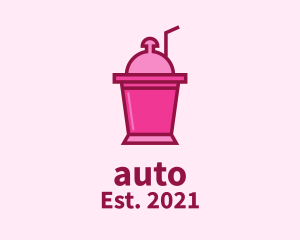 Cooler - Pink Cooler Drink logo design
