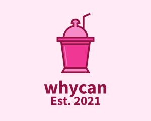 Juice Stand - Pink Cooler Drink logo design