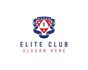 Club - Club Shield Ribbon logo design