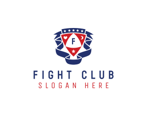 Club Shield Ribbon logo design