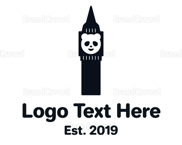 Panda Clock Tower Logo