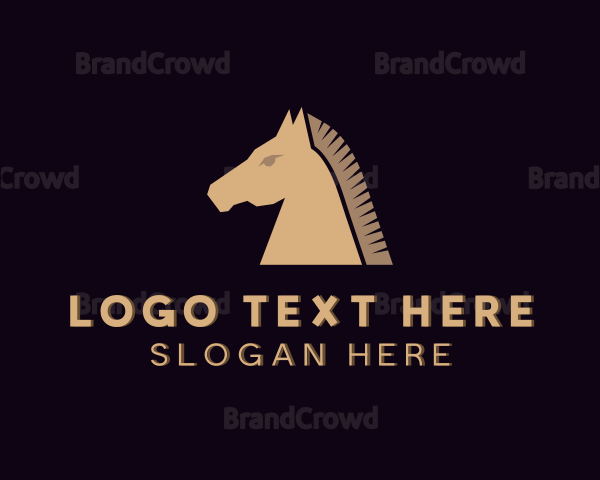 Stallion Horse Animal Logo