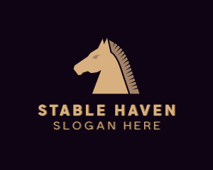 Stallion Horse Animal logo design