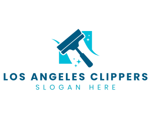 Squeegee Wiper Clean Logo