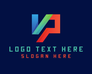 Twitter - Business Letter VP Monogram logo design