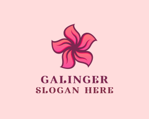 Pink - Pink Hawaiian Flower logo design