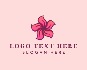 Corporate - Pink Hawaiian Flower logo design