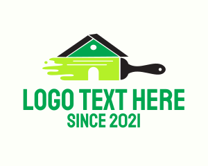 Home Service - Home Renovation Painter logo design