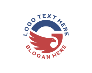 Athletics - Eagle Flight Letter G logo design