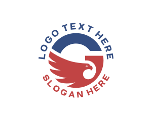 Sports Team - Eagle Flight Letter G logo design