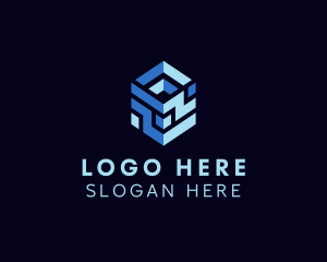 Cube Geometry Business Logo