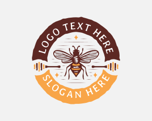 Bee - Honey Bee Farm logo design
