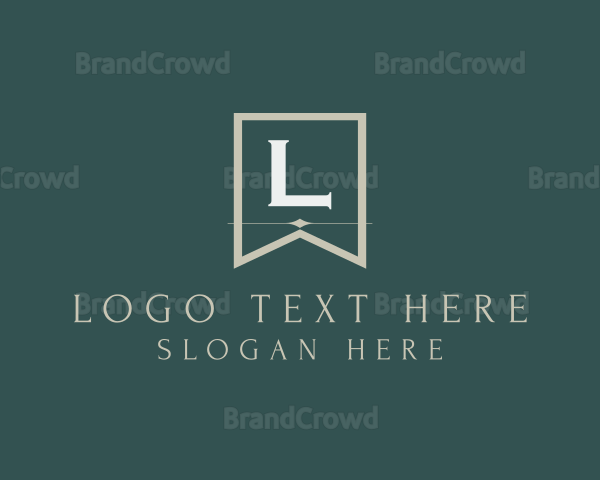 Luxurious Fashion Boutique Banner Logo