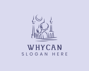 Kingdom - Muslim Mosque Structure logo design