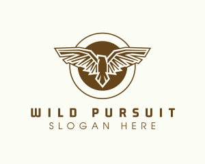 Hunting - Wildlife Eagle Hunting logo design