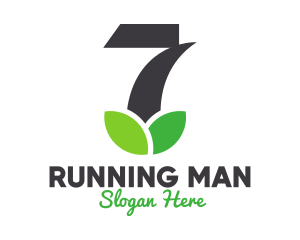 Leaf Number 7 Logo