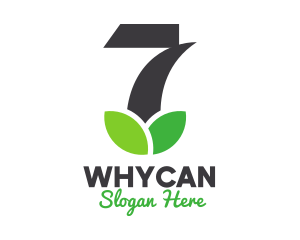 Leaf Number 7 Logo