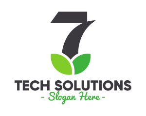 Renewable Energy - Leaf Number 7 logo design
