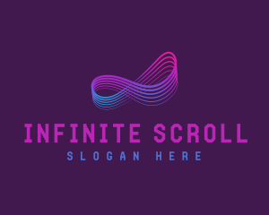 Technology Infinite Loop logo design