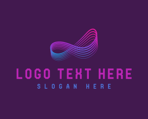 Brand - Technology Infinite Loop logo design
