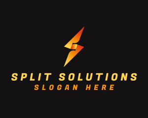 Electrical Power Bolt logo design