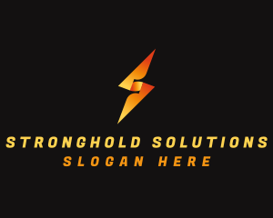 Electrical Power Bolt logo design