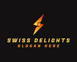 Electrical Power Bolt logo design