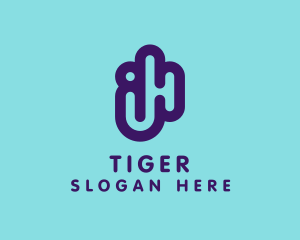 Tech Letter IH Monogram Logo