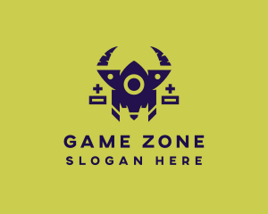 Robot Game Character  logo design