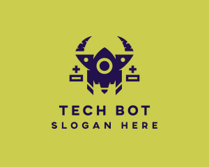 Robot Game Character  logo design