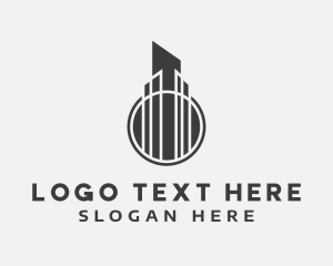 Office Space - Abstract Urban Skyscraper logo design