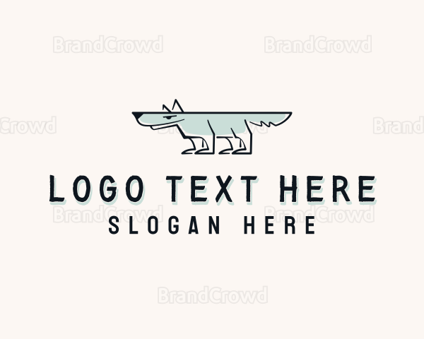 Canine Dog Cartoon Logo