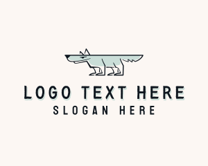 Canine Dog Cartoon logo design