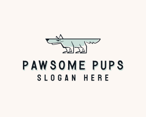 Canine Dog Cartoon logo design